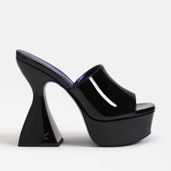 $79 NWT (7.5 & 8.5) SAM EDELMAN Black Platforms - Picture 1 of 6